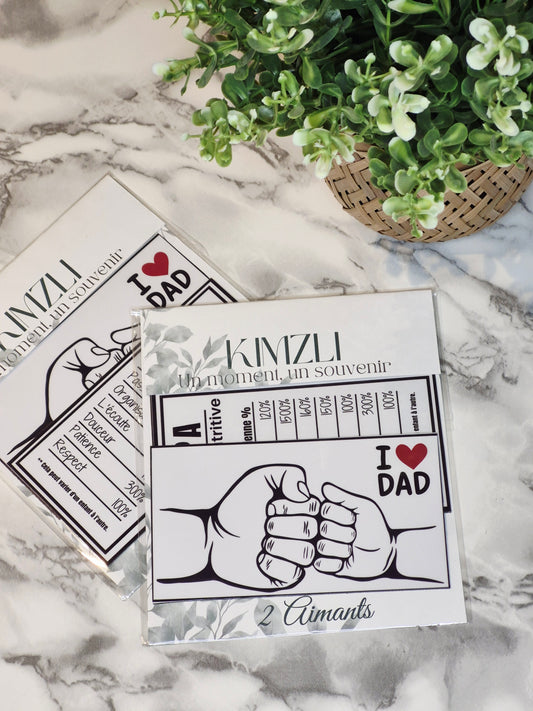 Aimant - I LOVE DAD